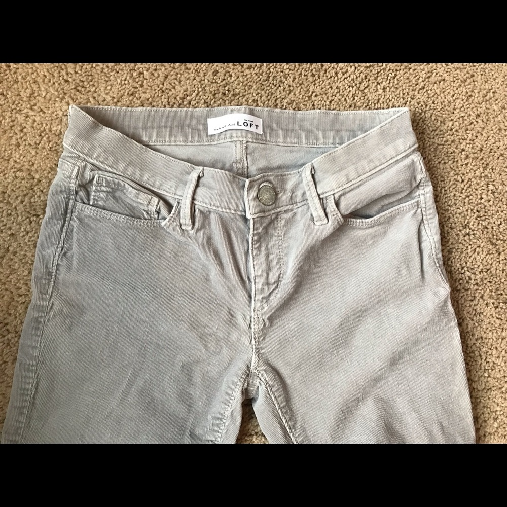 Gray Skinny Cords